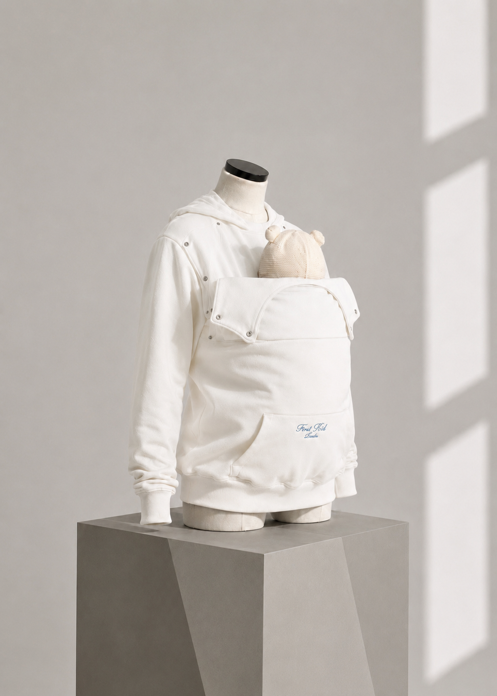 Babywearing Sweatshirt – White