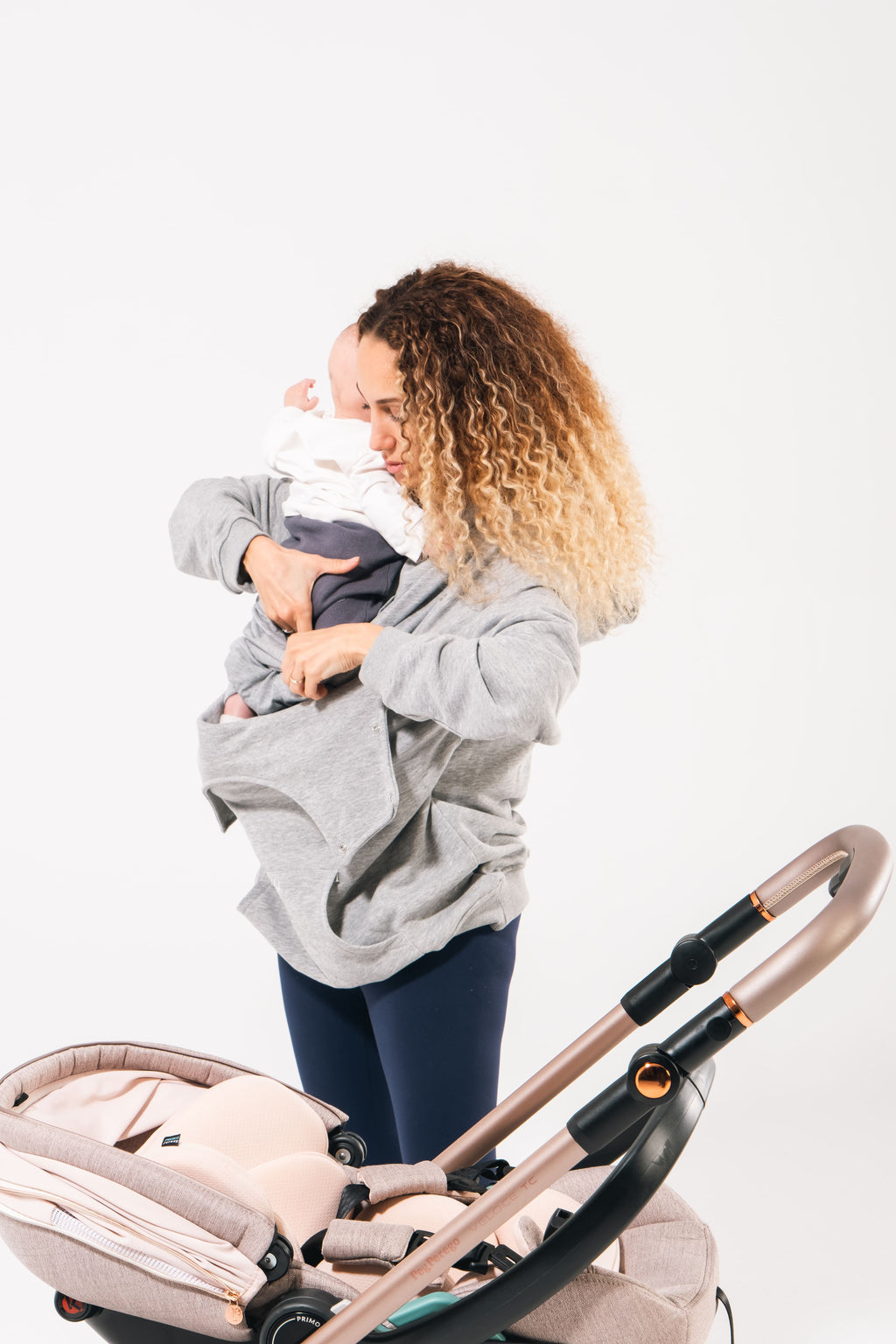 Babywearing Sweatshirt – Grey