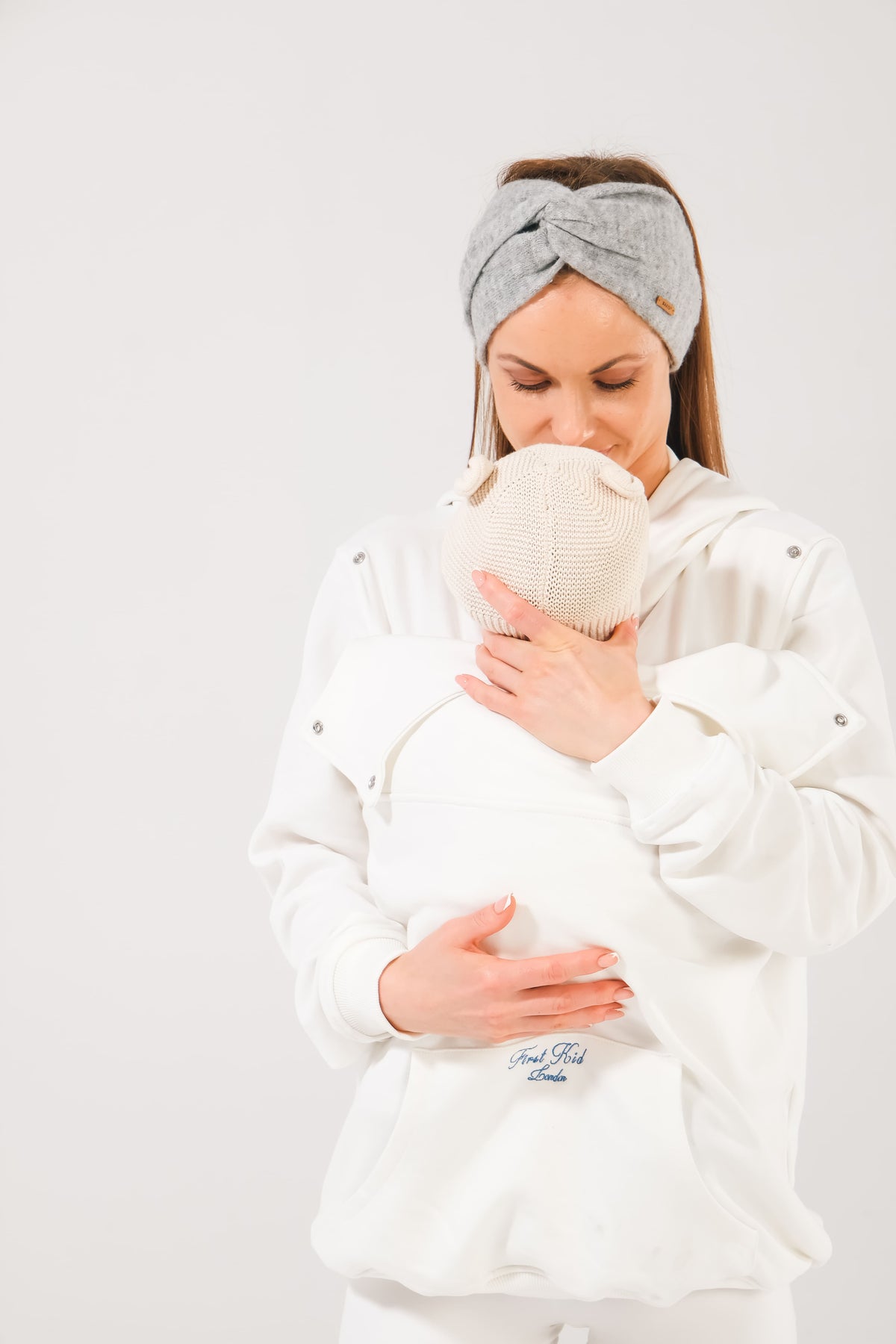 Babywearing Sweatshirt – White