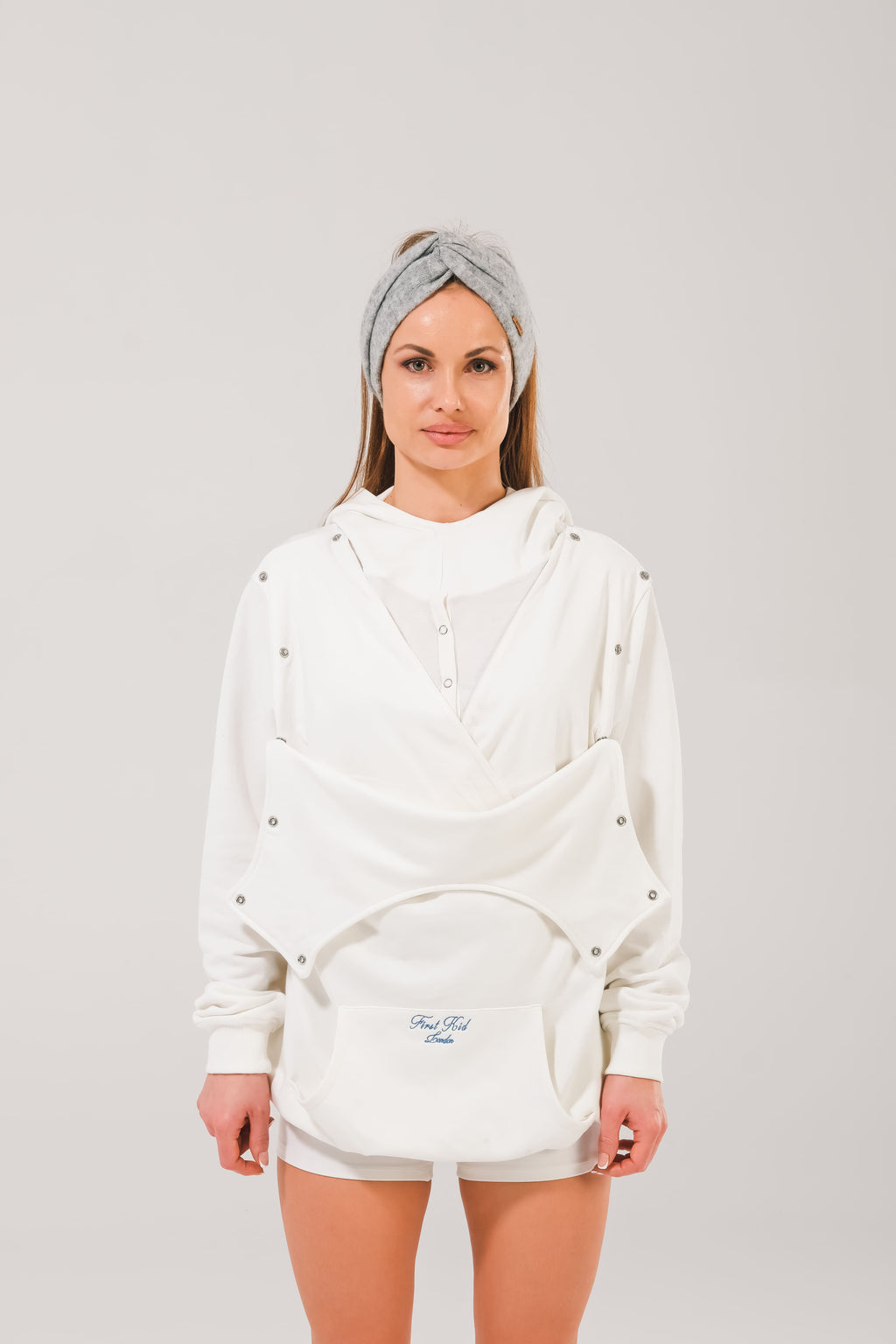 Babywearing Sweatshirt – White